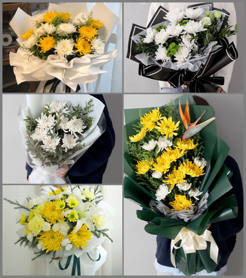 海南海口市龙华区中山街道竹林社区白事花束代送